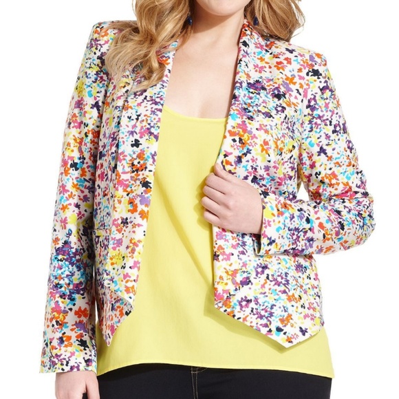 Jessica Simpson Colorful Blazer Juniors 3X - Picture 1 of 1